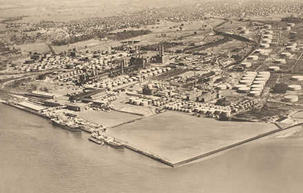 imagen aérea de la refinería Paulsboro