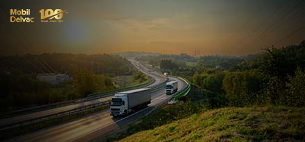 camion blanco en la carretera al atardecer