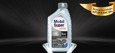 Aceite Mobil Super Synthetic con tecnología API SP ILSAC GF6