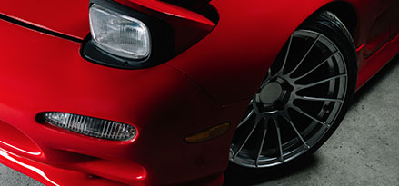 Faros de auto clásico