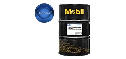 Tambor de Mobil Delvac Eficiencia de Combustible Plus, que brinda potencial ahorro de combustible. 