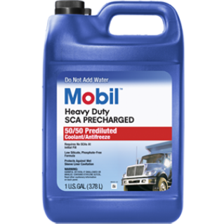 Mobil Heavy Duty SCA Precharged 50/50 Prediluted Coolant/Antifreeze
