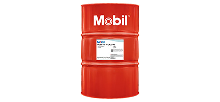 Barril de Mobil DTE 10 Excel 46 de color rojo.
