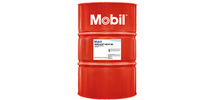 Barril de Mobil 600 XP 680 de color rojo.